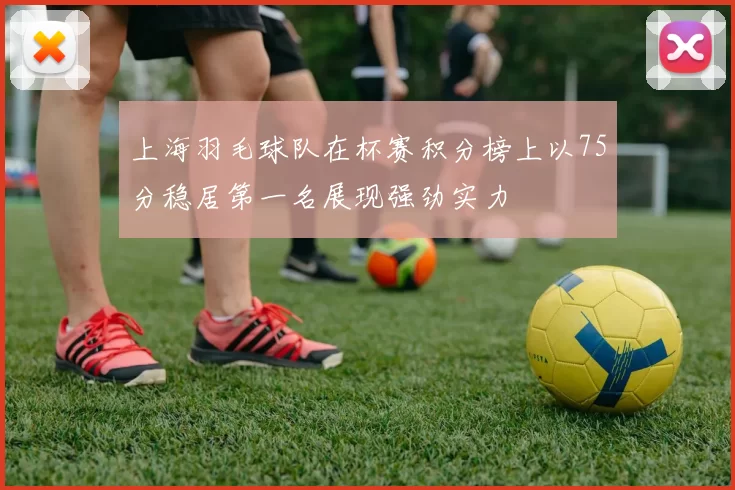 上海羽毛球队在杯赛积分榜上以75分稳居第一名展现强劲实力