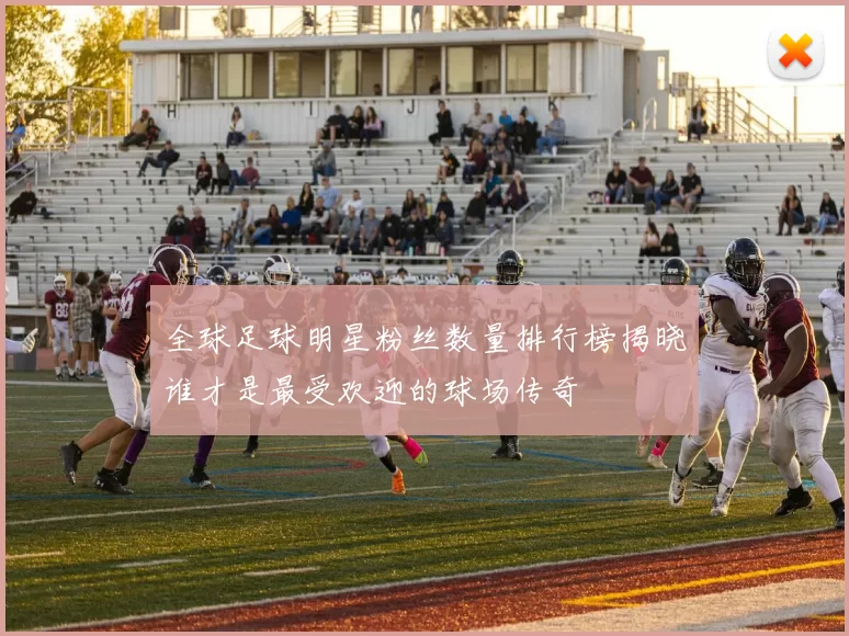 全球足球明星粉丝数量排行榜揭晓谁才是最受欢迎的球场传奇